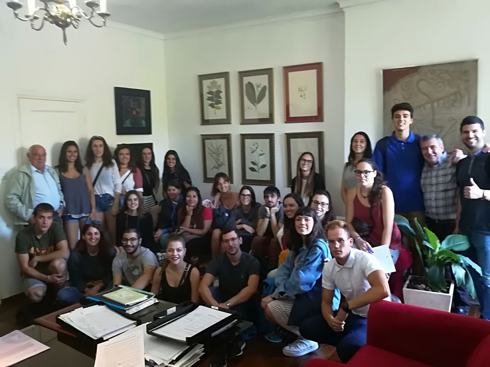 Alumnos UMU del programa ILA visitan son recibidos por el cónsul General de España en Córdoba - Argentina