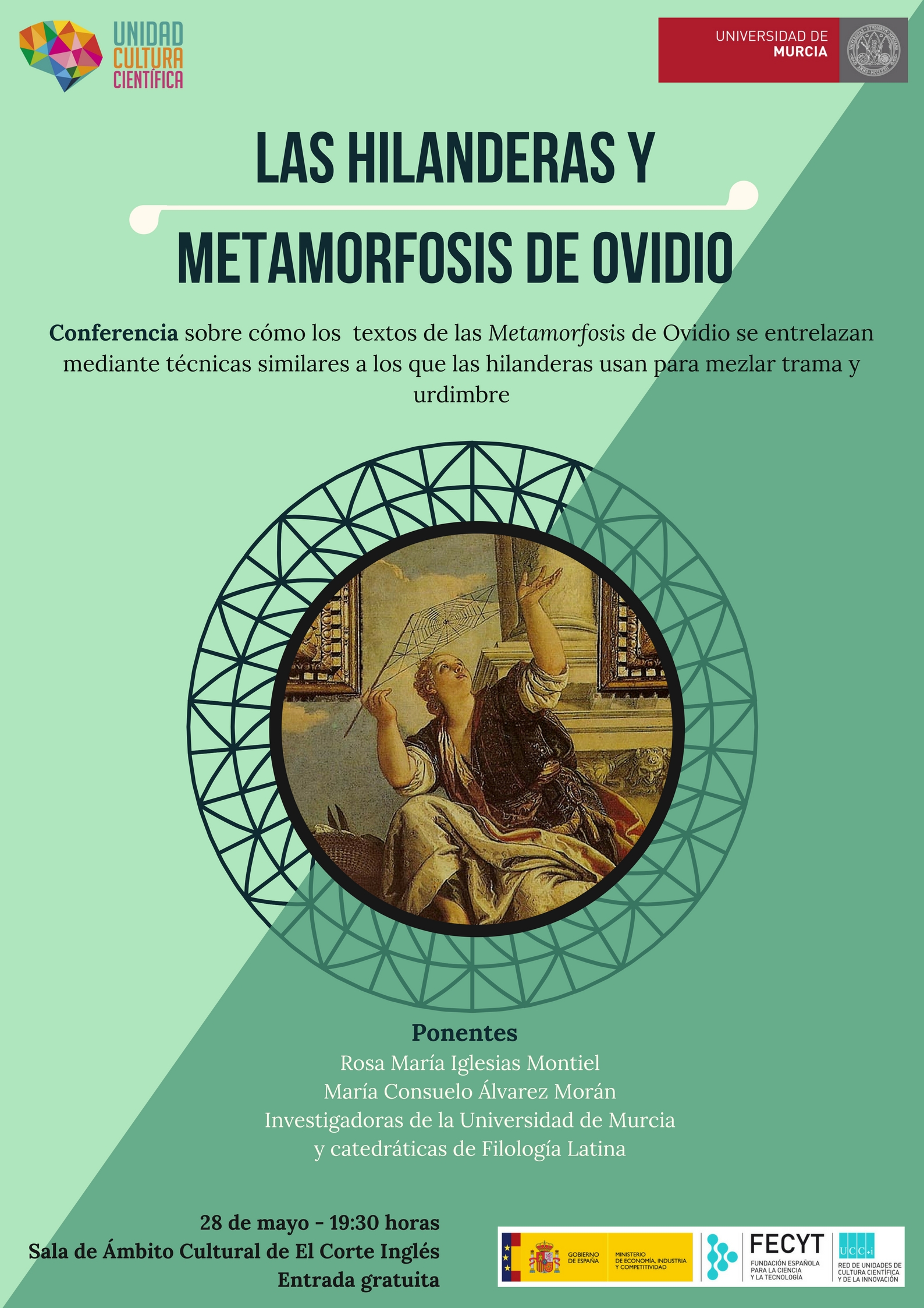 Las Hilanderas y Metamorfosis de Ovidio