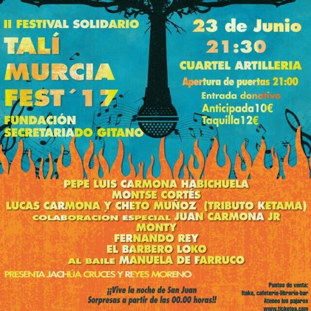 Evento Talí Murcia FEST'17