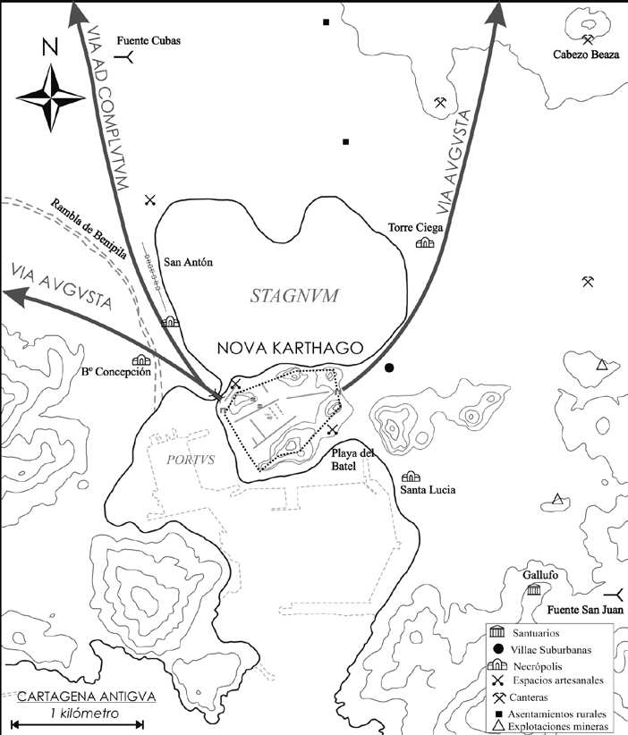 Carthago Nova y su territorium.