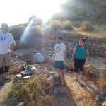 Veinte alumnos de arqueología trabajan en las excavaciones de Coimbra del Barranco Ancho de Jumilla