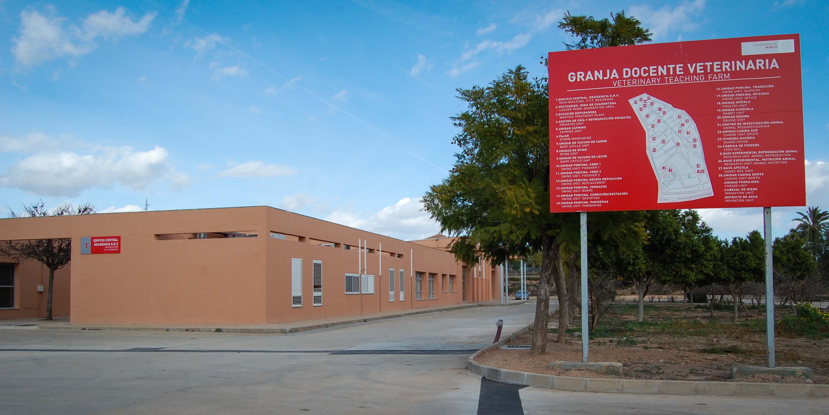 Granja Docente Veterinaria de la Universidad de Murcia.