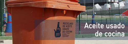 Gestión de aceite de cocina usado en la Universidad de Murcia.