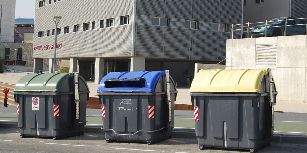 Gestión exterior de residuos en la Universidad de Murcia. Campus Sostenible.