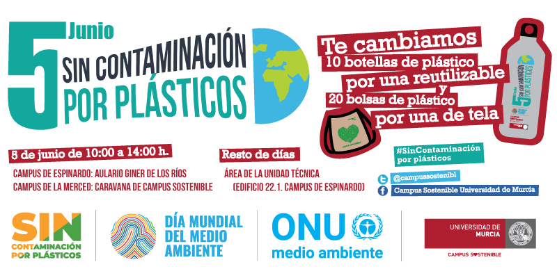 Día Mundial del Medio Ambiente en la Universidad de Murcia. Campus Sostenible. 