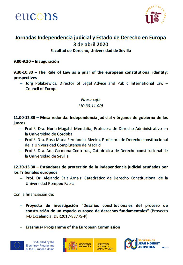 Congress Judicial independence and Rule of Law – Seville