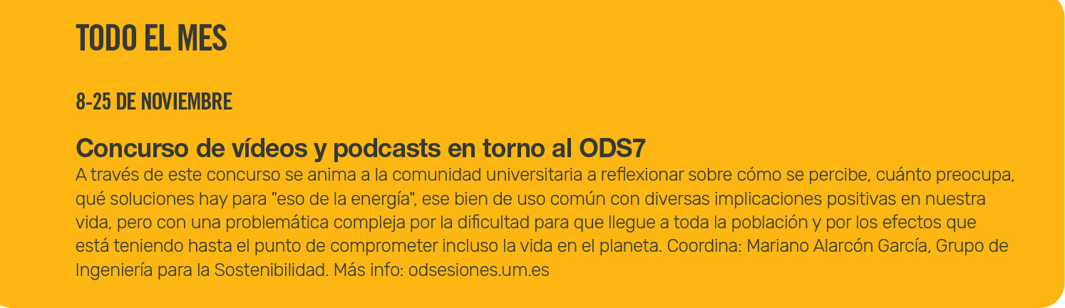 Concurso podcast ODS 7