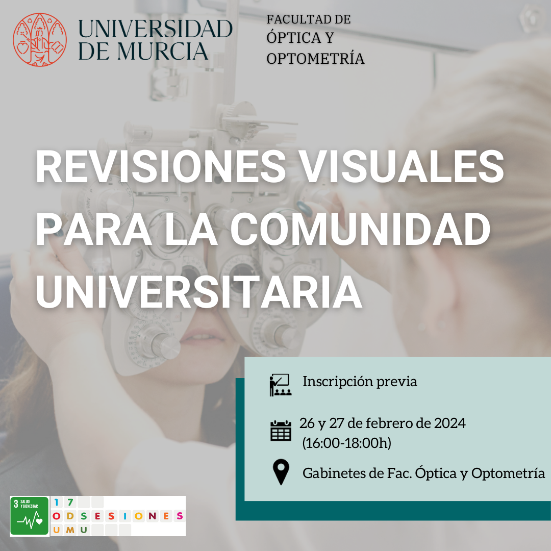 Revisiones visuales en la Universidad de Murcia