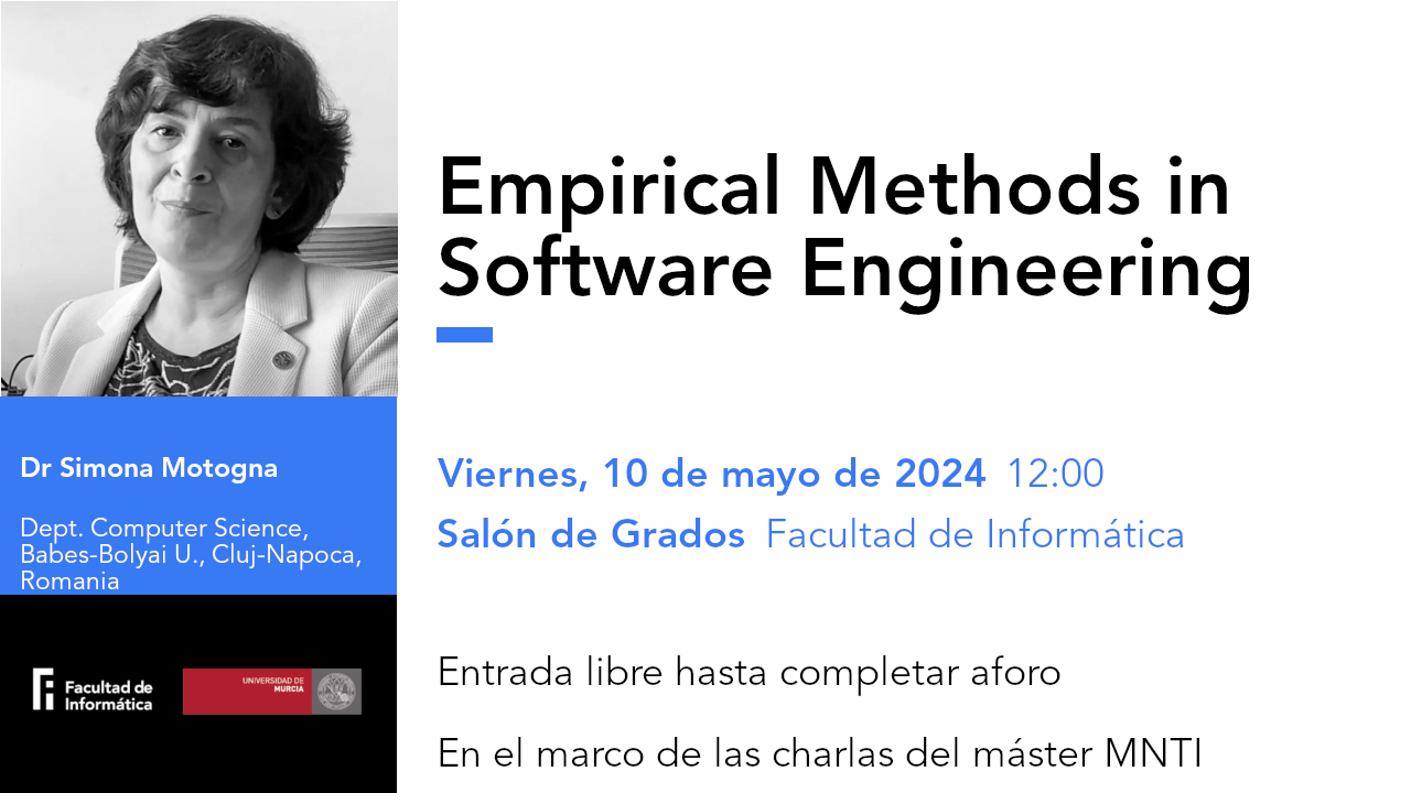 Charla en la FIUM: «Empirical Methods in Software Engineering»
