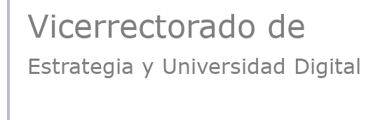 Logo Vicerrectorado de Estrategia y Universidad Digital