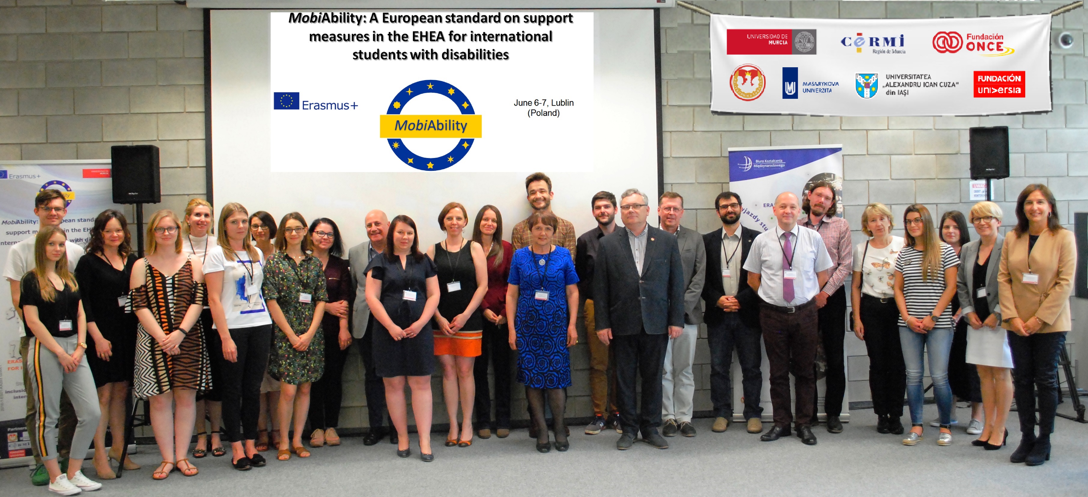 Reunión final del proyecto Erasmus+ MobiAbility para impulsar la participación de estudiantes con necesidades especiales en programas de movilidad