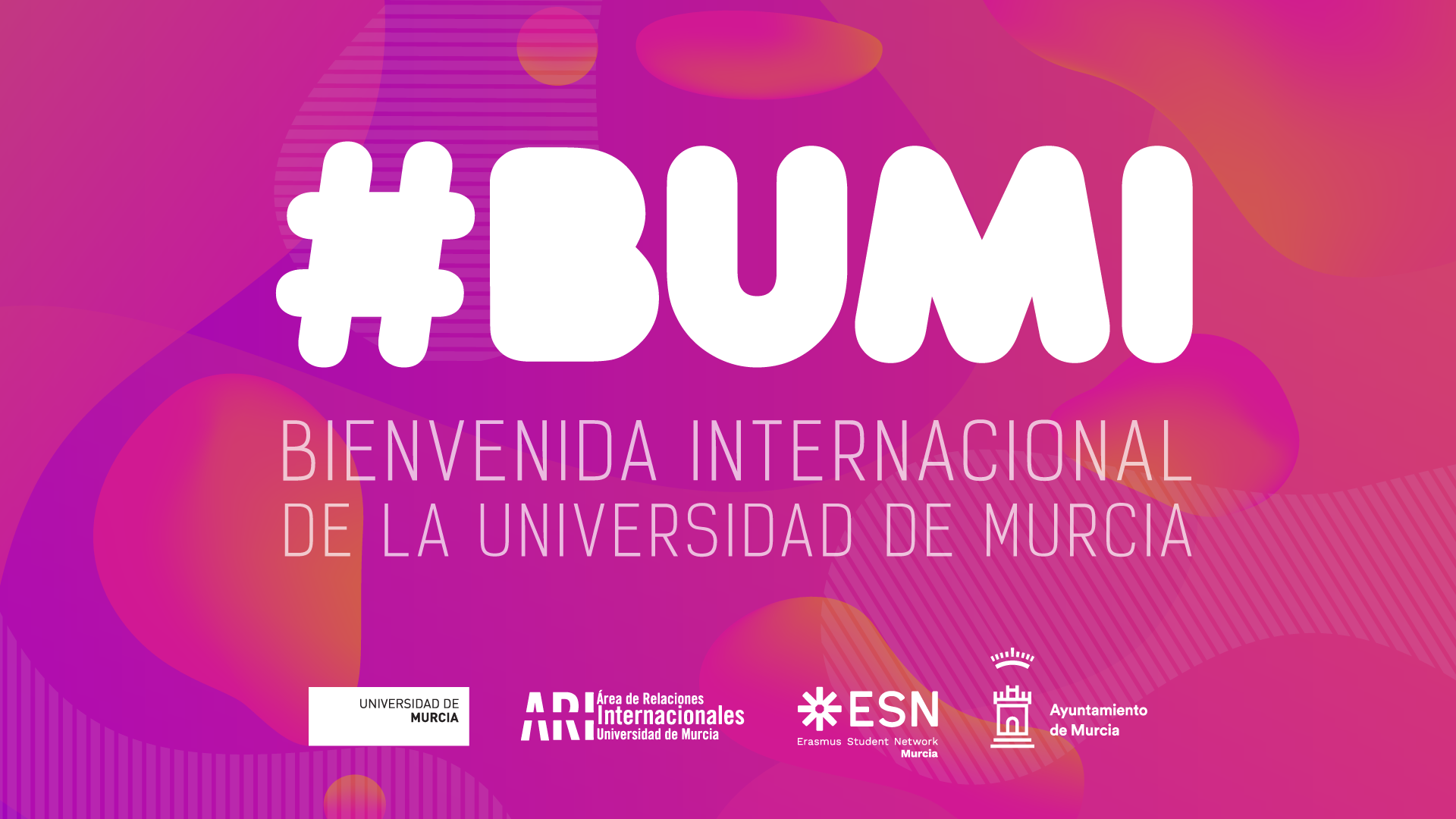 Bienvenida a los nuevos estudiantes internacionales de la Universidad de Murcia 2020-21 #BUMI