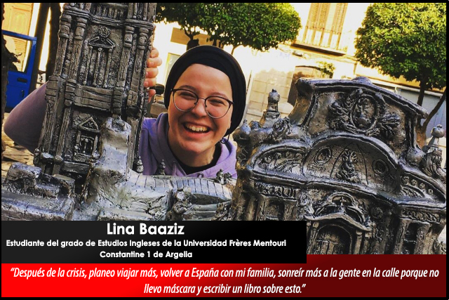 Relatos desde el confinamiento: Lina Baaziz, estudiante de Argelia