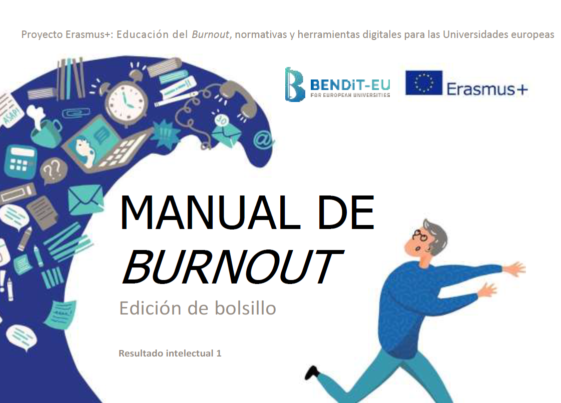 Descárgate el Manual de Burnout del proyecto Erasmus+: Educación del Burnout, normativas y herramientas digitales para las Universidades europeas