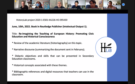 Tercera reunión del proyecto liderado por la UMU Erasmus+ HistoryLab para la enseñanza digital de la Historia de Europa