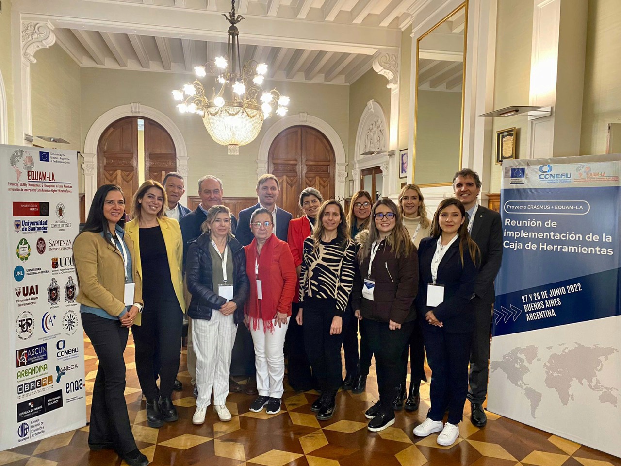 Reunión en Buenos Aires del proyecto Erasmus+ EQUAM-LA coordinado por la UMU para el desarrollo del Espacio Latinoamericano de Educación Superior