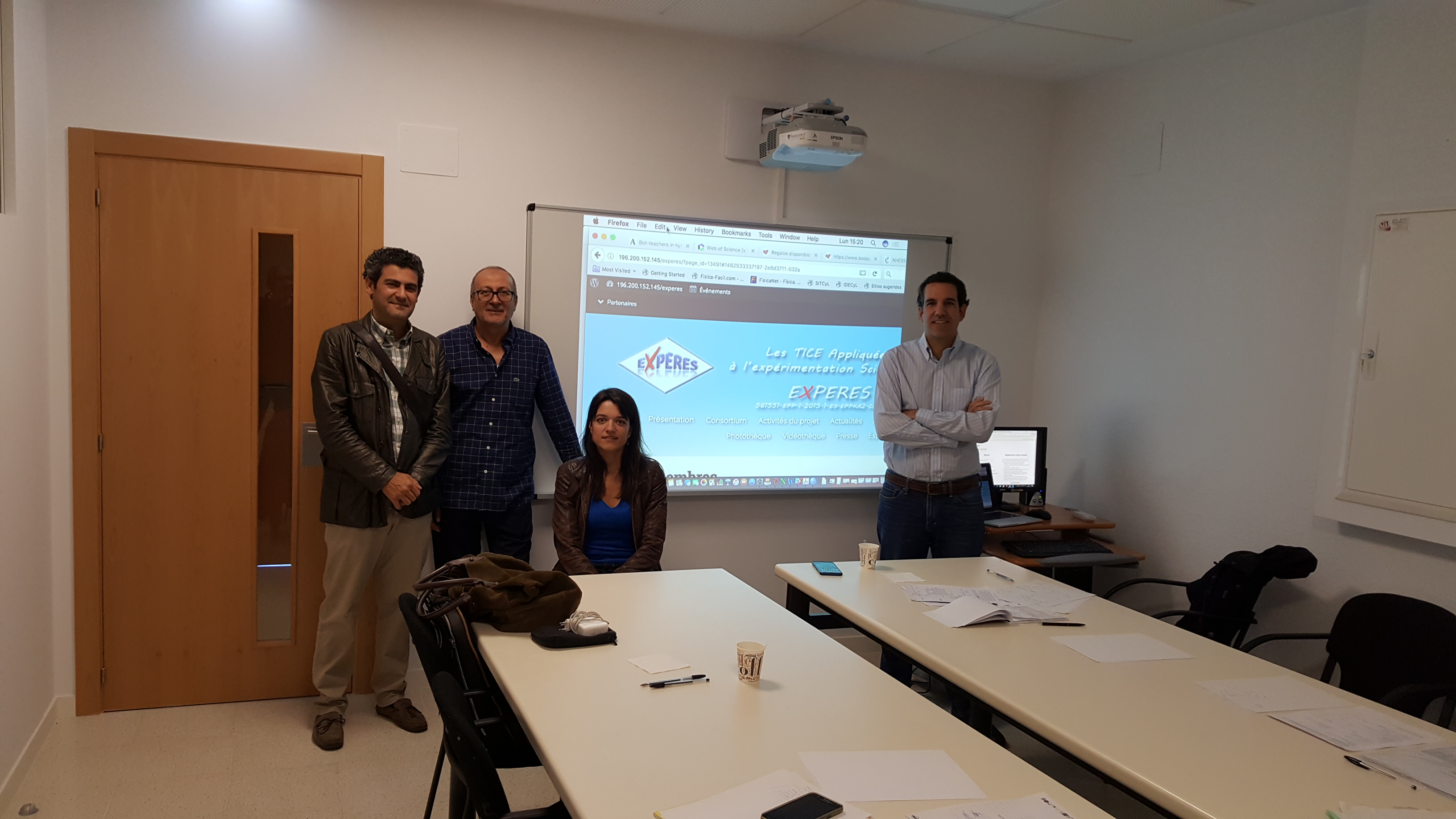 Reunión en León para la Formación en la plataforma moodle del Proyecto Experes