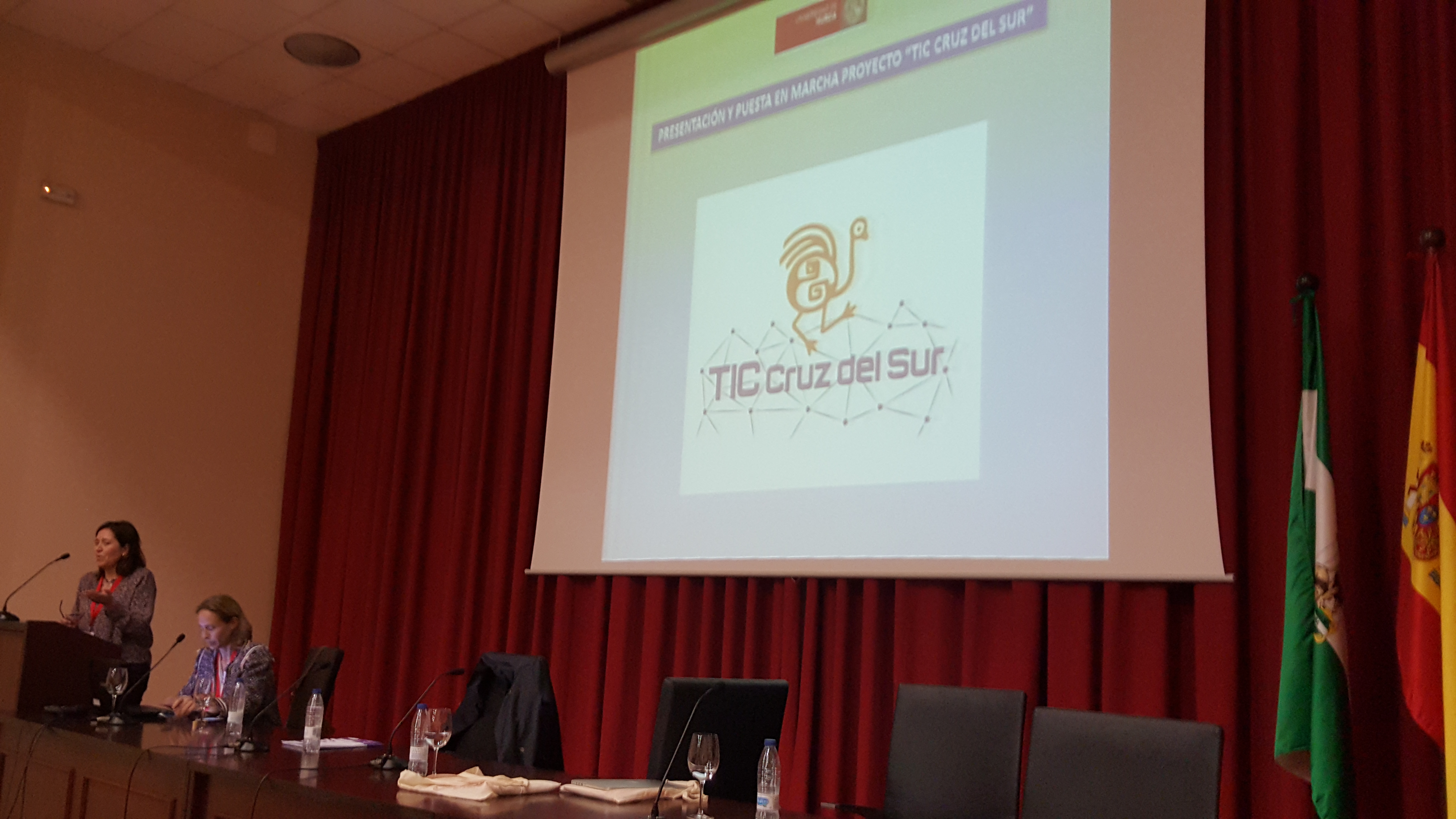 Los proyectos TIC Cruz del Sur y EXPERES presentados en la Jornadas ORIs en Huelva