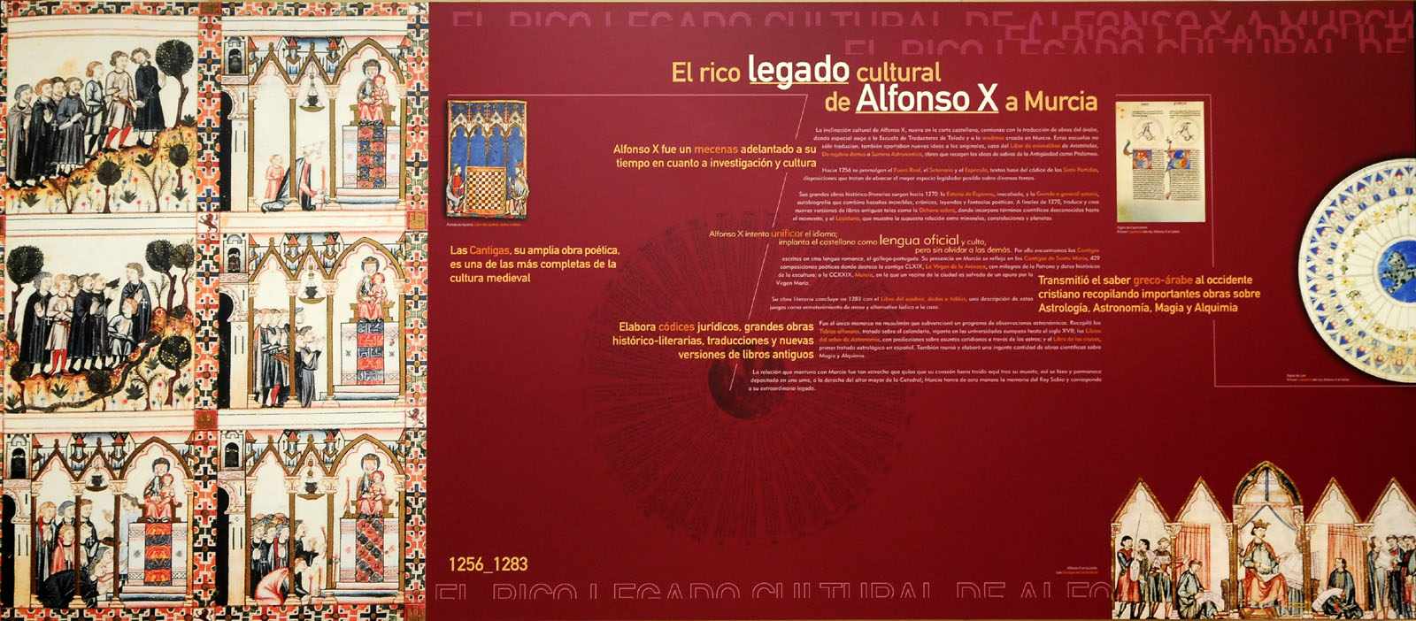 El rico legado cultural de Alfonso X a Murcia