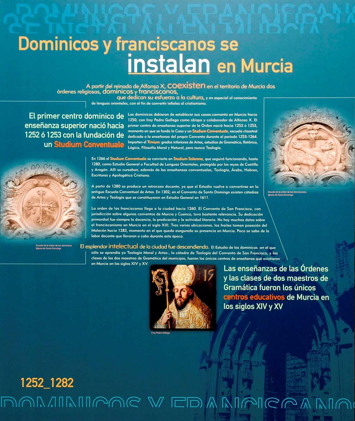 Dominicos y franciscanos se instalan en Murcia