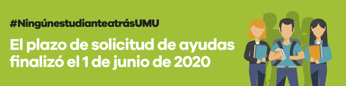 Campaña solidaria de la Universidad de Murcia para ayudar a los estudiantes afectados por el Covid19