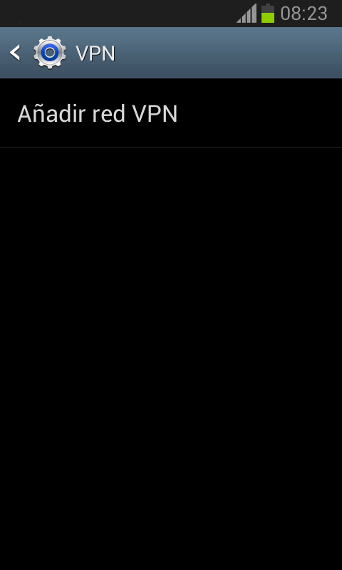Conf. VPN Android