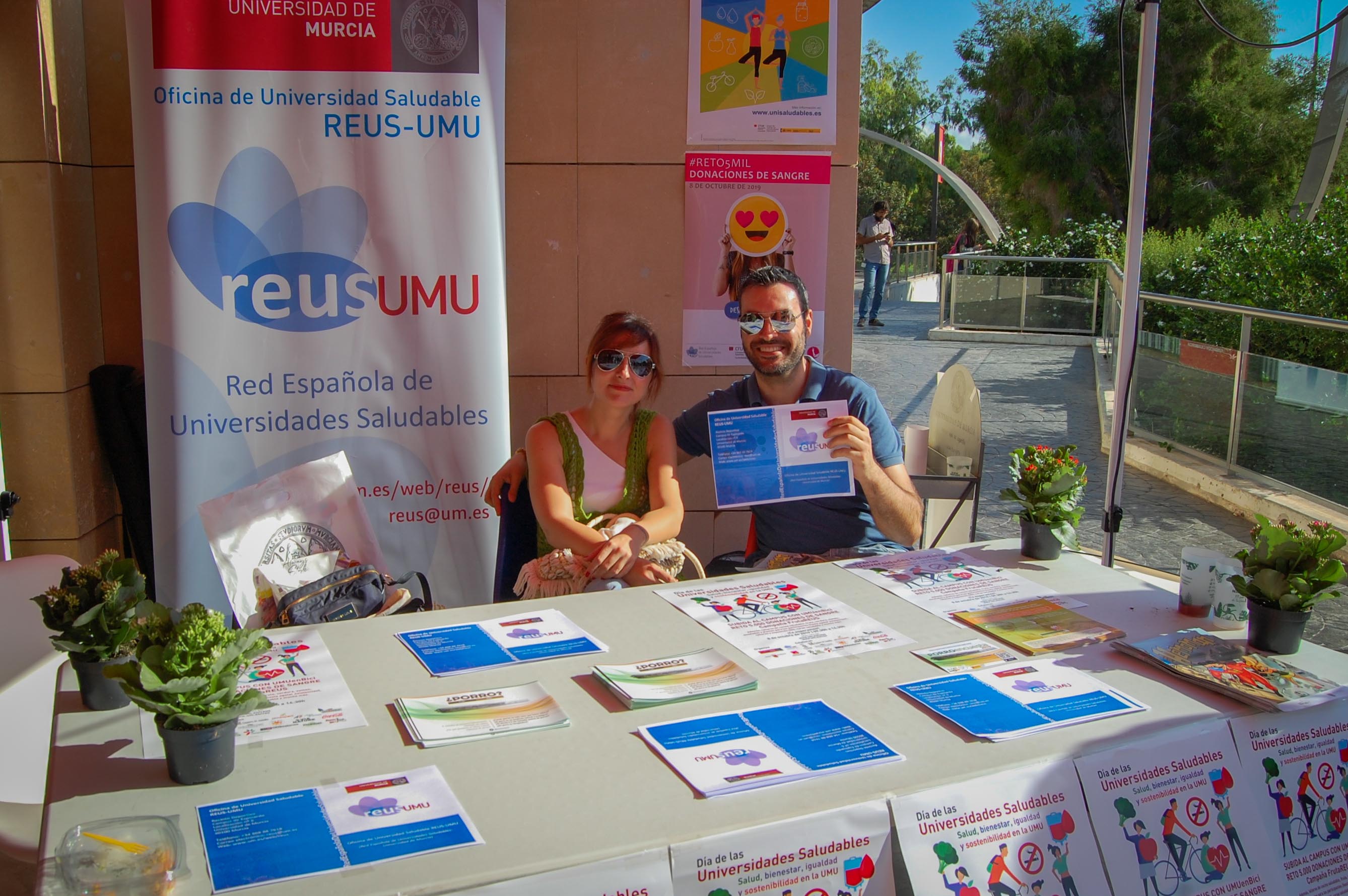 Campus Sostenible en la Feria Saludable organizada por REUS-UMU
