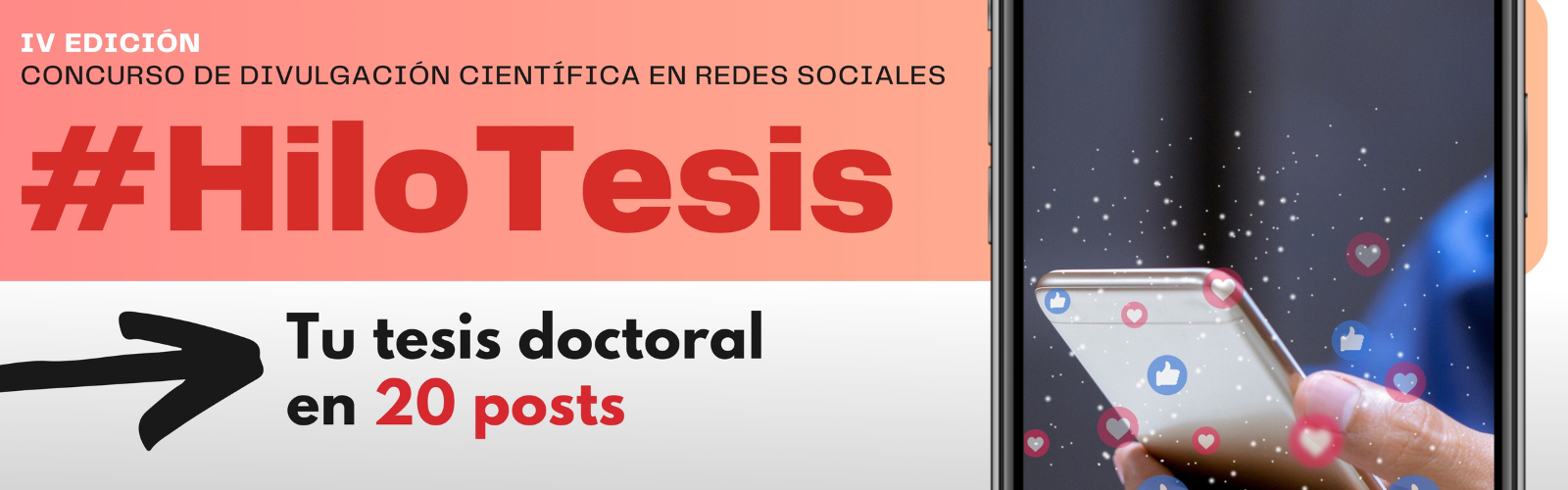 Llega la cuarta edición del concurso "#HiloTesis: Tu tesis doctoral en redes sociales"
