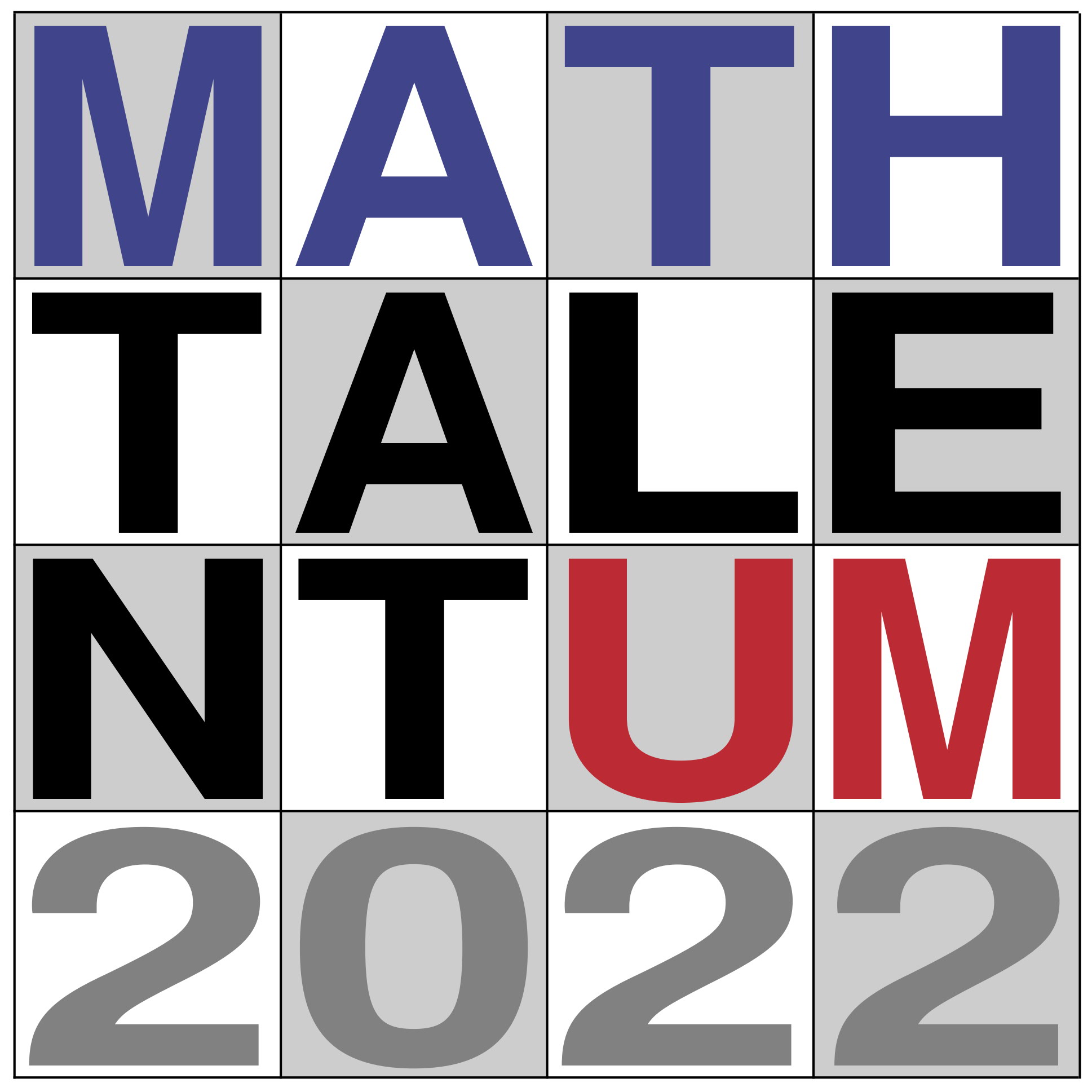 Logo del certamen MathTalentUM 2022