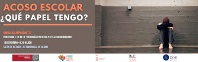 Arranca la primera charla divulgativa de la UMU y el Ayuntamiento de Murcia sobre el acoso escolar