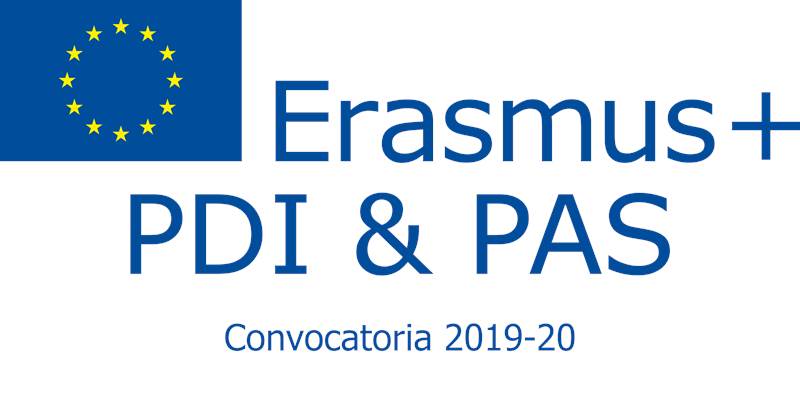 Convocatoria Erasmus+ PDI-PAS 2019/20: ampliado el plazo para realizar la movilidad hasta el 31 de diciembre de 2020
