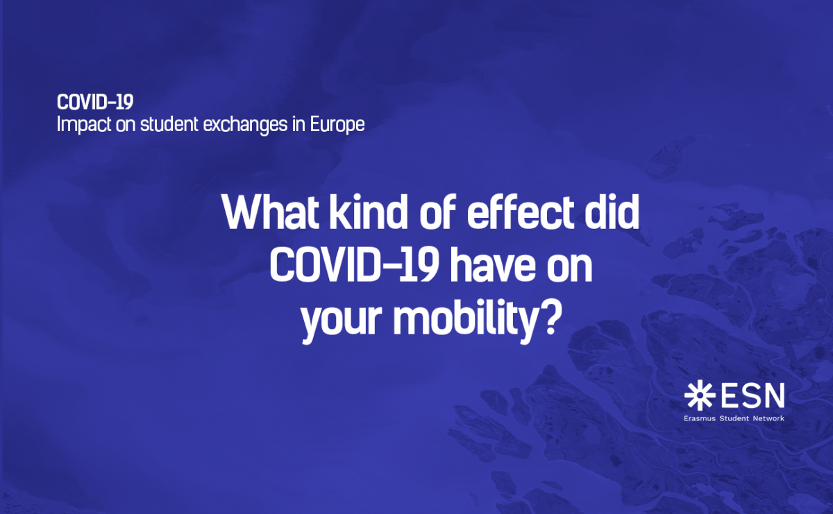 ¿Cómo está afectando el COVID19 a tu movilidad internacional? Resultados de la encuesta que ha realizado Erasmus Student Network para conocer el impacto del coronavirus en los estudiantes de intercambio en Europa.