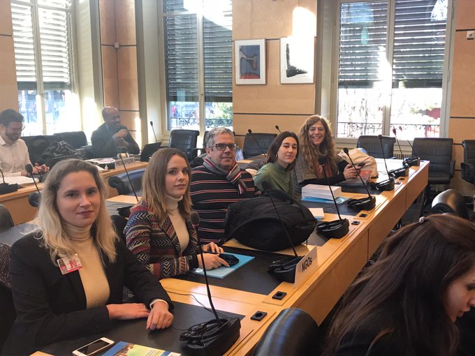 Representantes de la Clínica Jurídica de la Facultad de Derecho de la UMU participan en Ginebra en el examen que la ONU hace a España sobre derechos humanos. Los participantes han conocido a Michelle Bachelet, Alta Comisionada de Naciones Unidas para los Derechos Humanos.