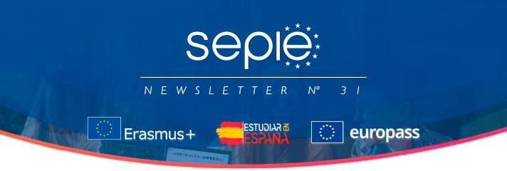 Consula el newsletter del SEPIE nº 31: Comienza 2021 de la mano de Erasmus+, Europass y Estudiar en España