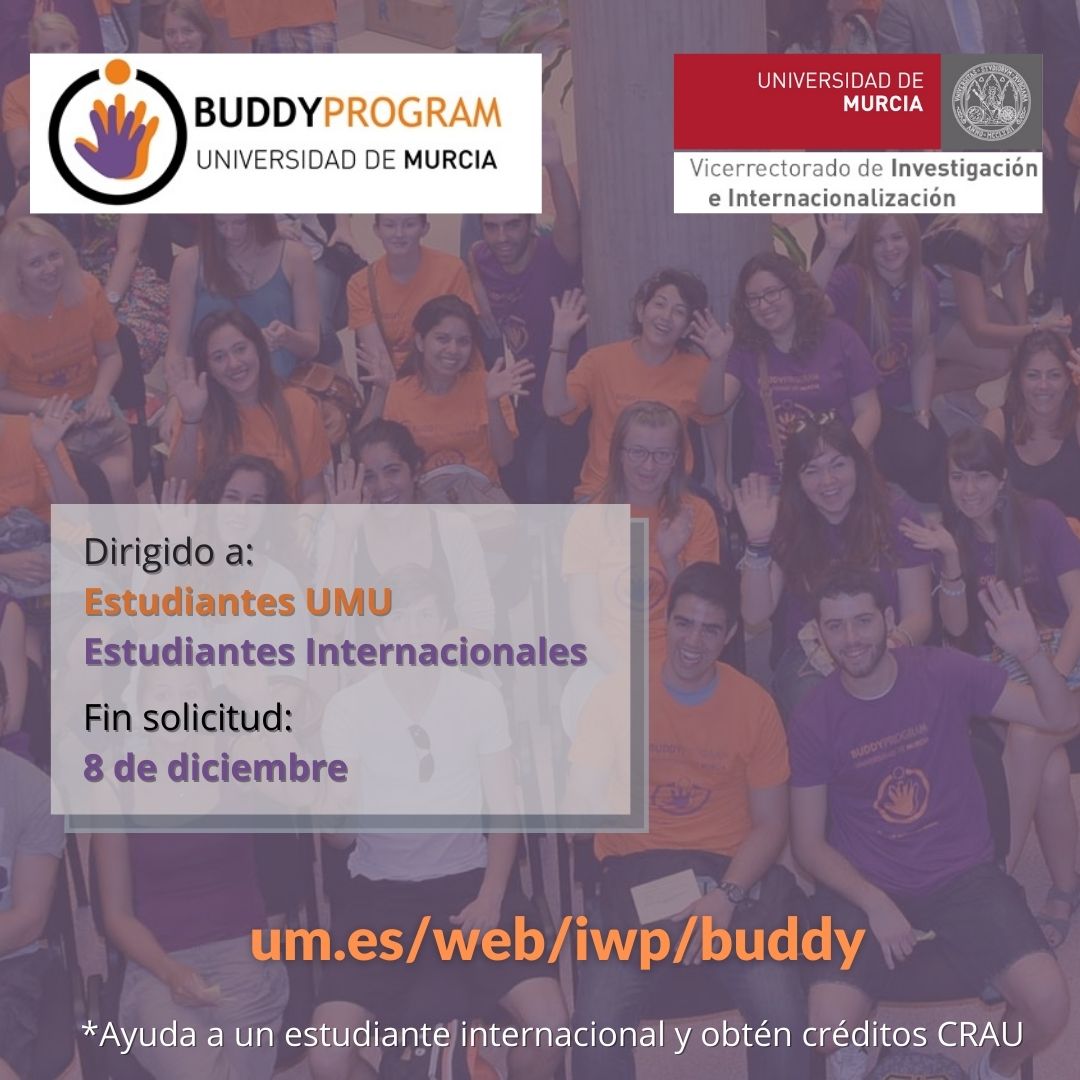 Abierto el plazo de inscripción del Buddy Program para el segundo cuatrimestre del curso 2021-22