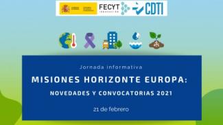 Presentaciones de la Jornada Misiones Horizonte Europa: Novedades y Convocatorias 2021