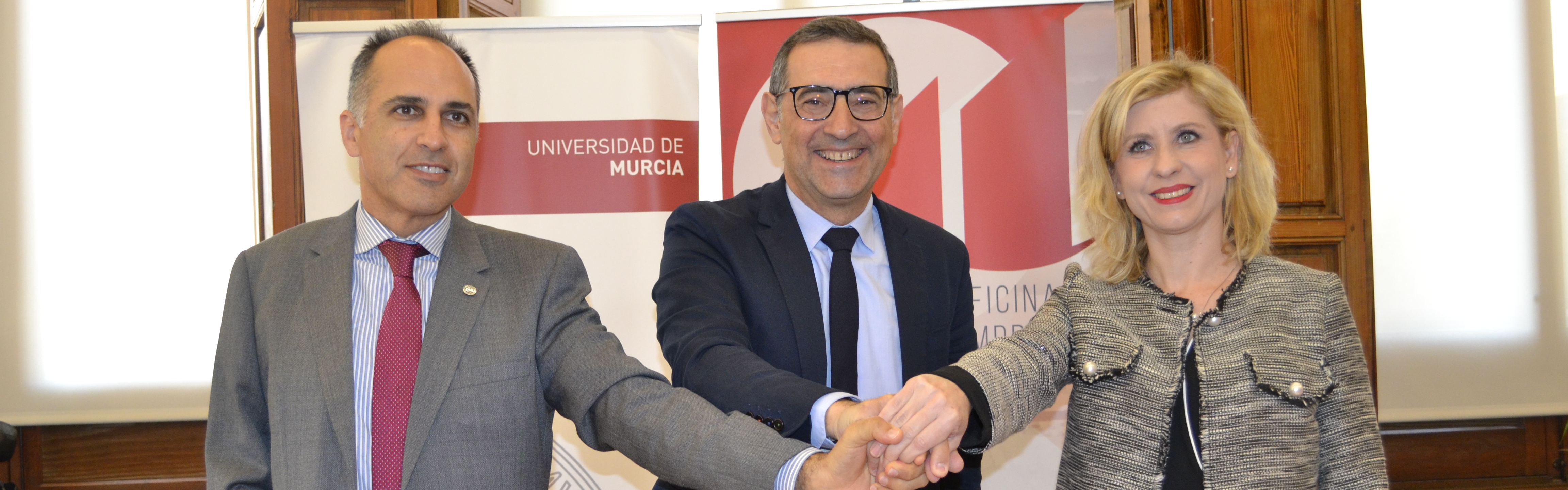 La UMU, la UPCT y el Ayuntamiento de Molina sellan el acuerdo que crea la Cátedra para la innovación y la participación