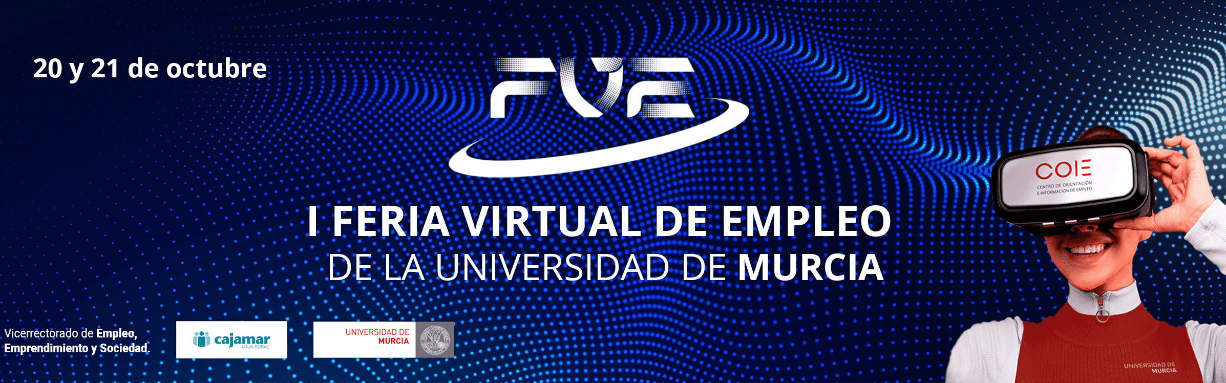 La Universidad de Murcia celebra los días 20 y 21 de octubre su I Feria Virtual de Empleo