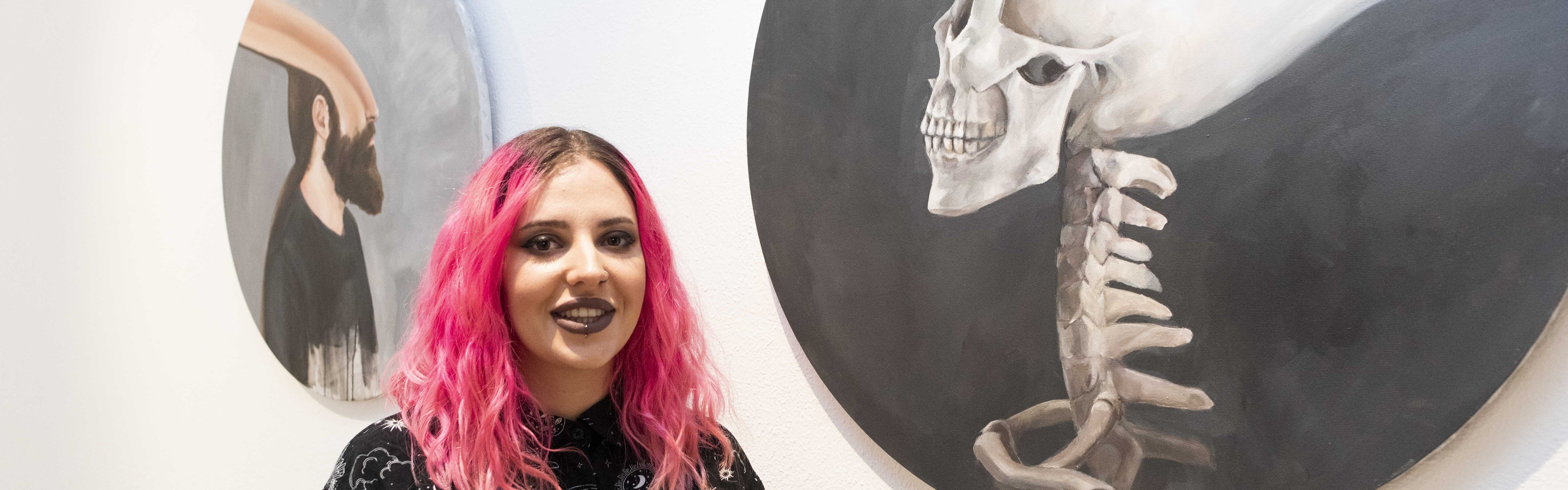 El museo de la UMU acoge una exposición de Natalia Sandoval sobre el concepto de vanidad