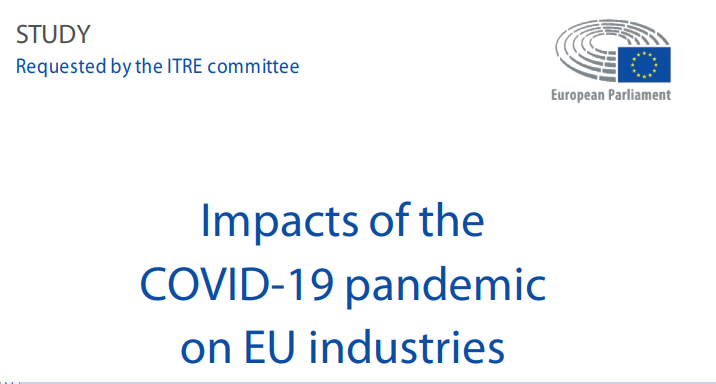Publicado el informe: Impacts of the COVID-19 pandemic on EU industries