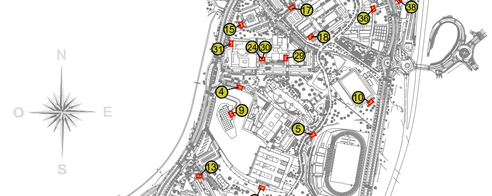 Plano ubicación contenedores en el campus de Espinardo. pdf. 