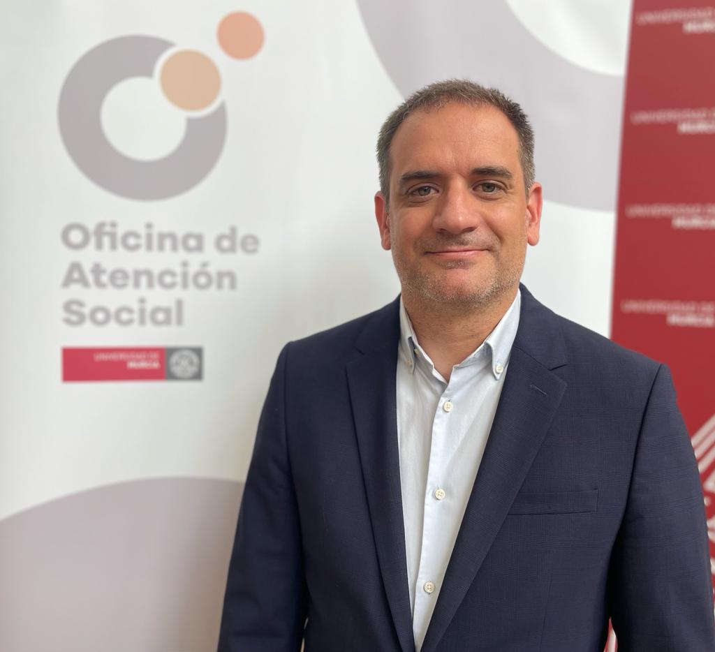 Marcos Bote Díaz,  director de la Oficina Social de la Universidad de Murcia