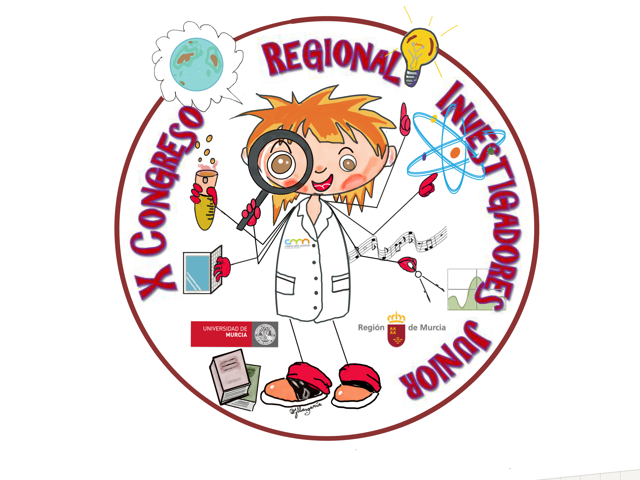 Logo X Congreso Regional Investigadores Junior