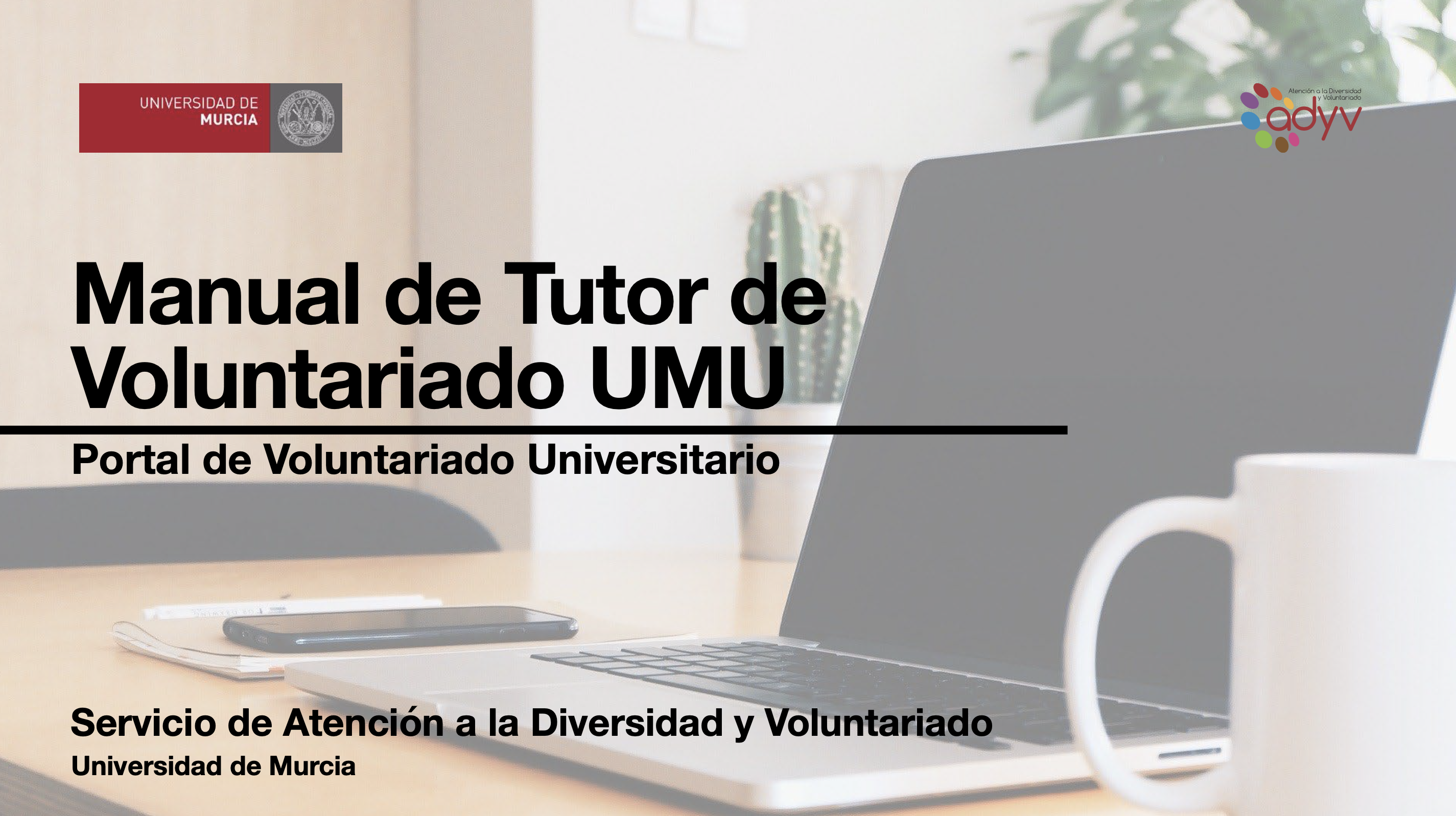 Manual tutores voluntariado UMU