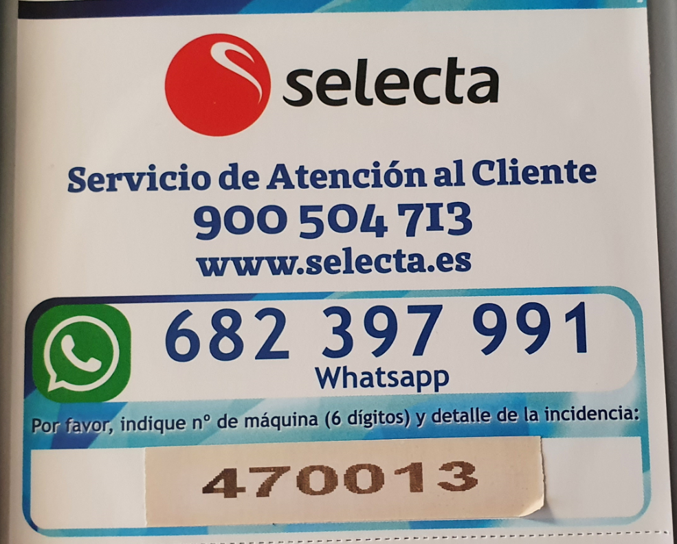 Atencion Cliente SELECTA
