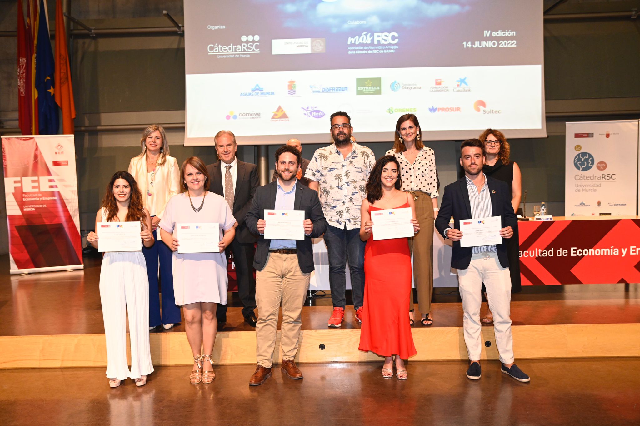 Los estudiantes de la IX edición del Máster en RSC de la Universidad de Murcia recibieron sus diplomas