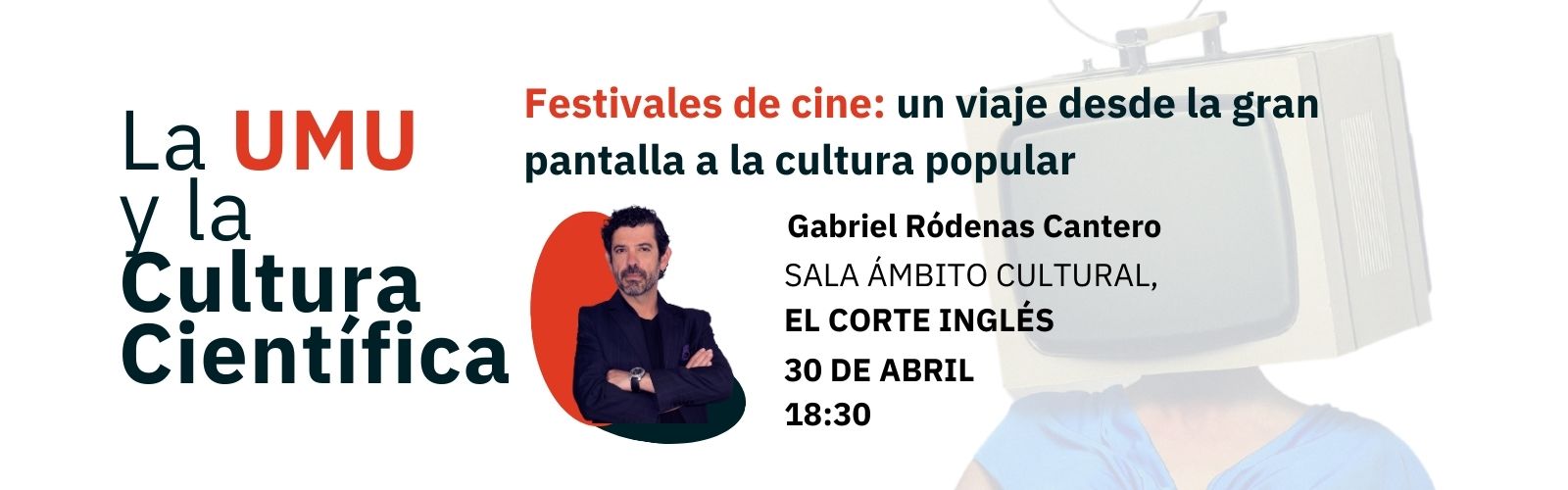 Gabriel Ródenas explora cómo las películas influyen y modelan la sociedad en una charla divulgativa en El Corte Inglés