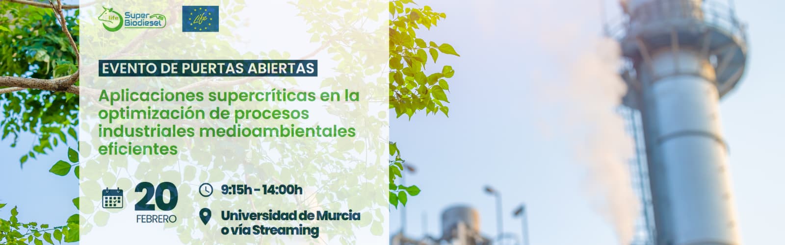 Joaquín Quesada participa en un evento de puertas abiertas con un proyecto que mejora la eficiencia medioambiental en la producción y refino de biocombustibles