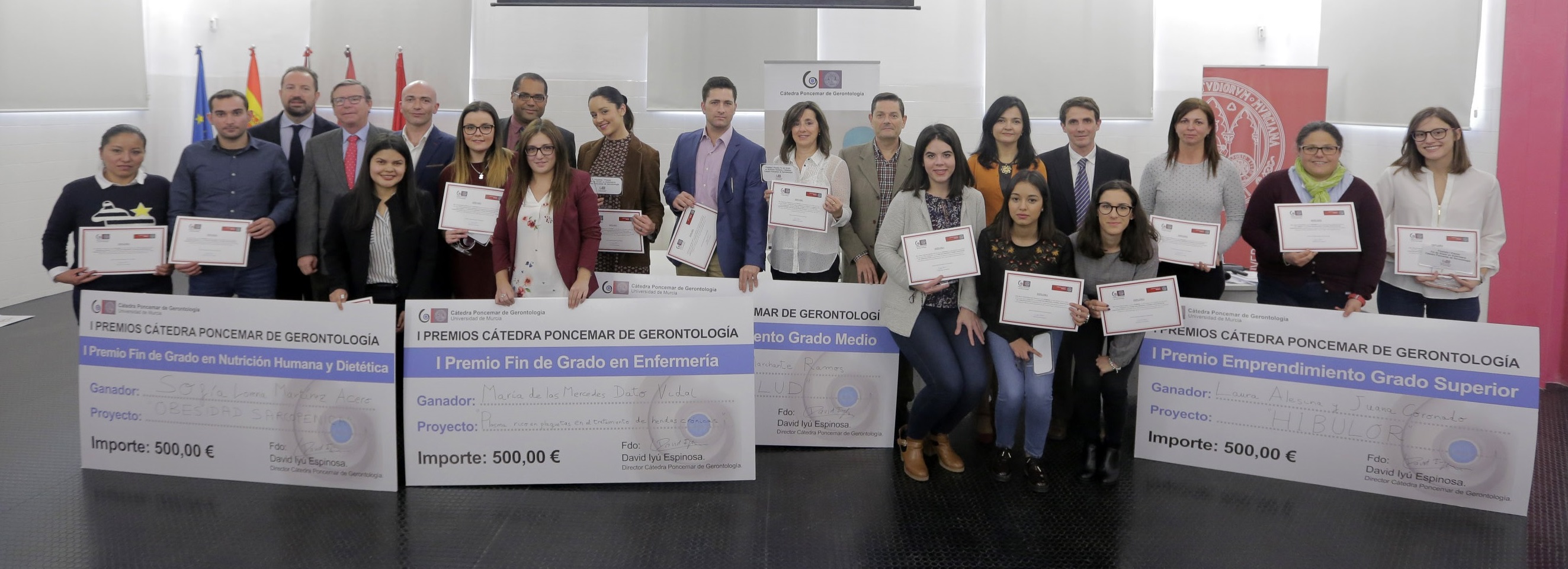 1- I Premios Cátedra Poncemar de Gerontologia