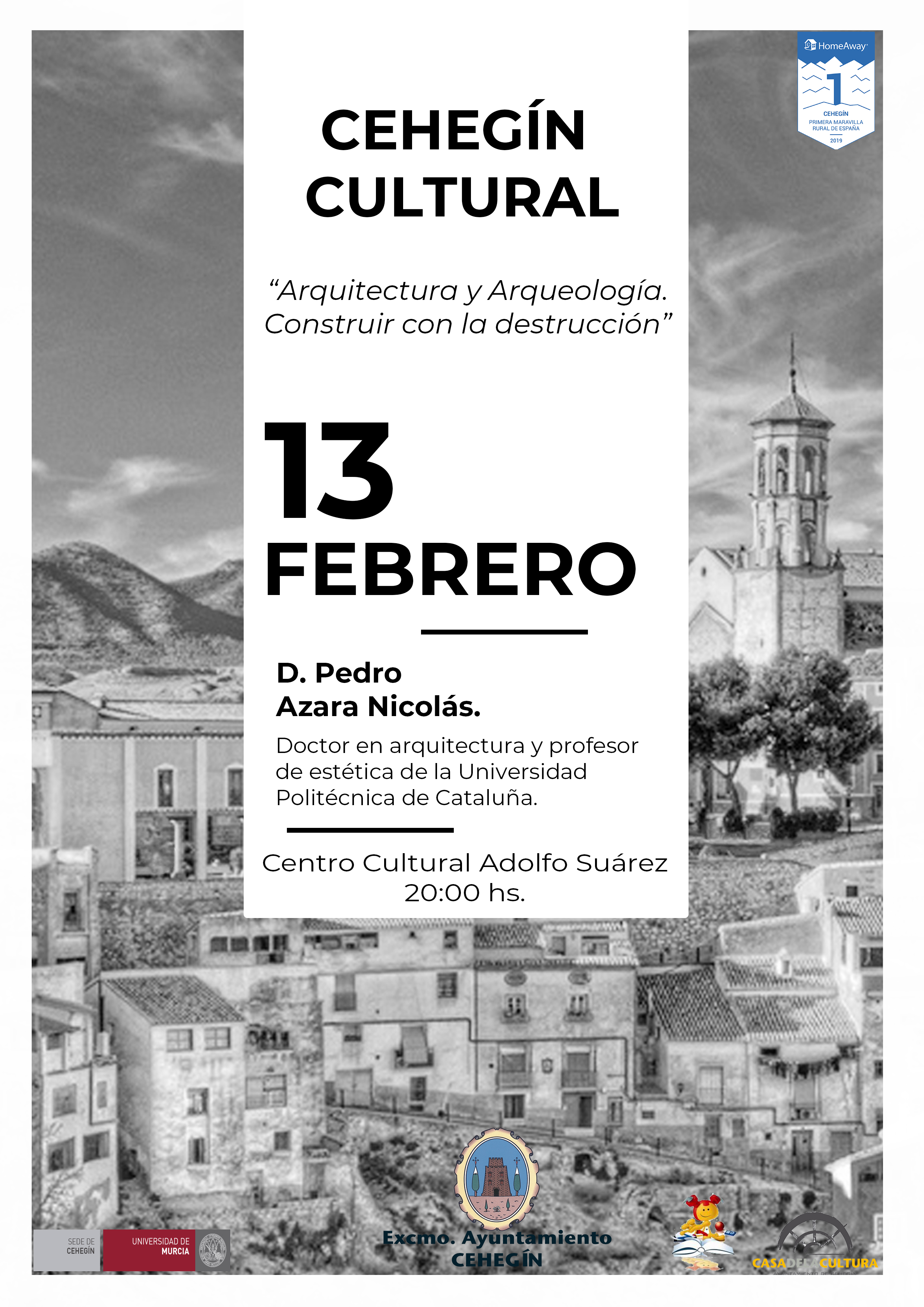 Conferencia a cargo del Doctor en Arquitectura y Profesor de Estética en la Universidad Politécnica de Cataluña